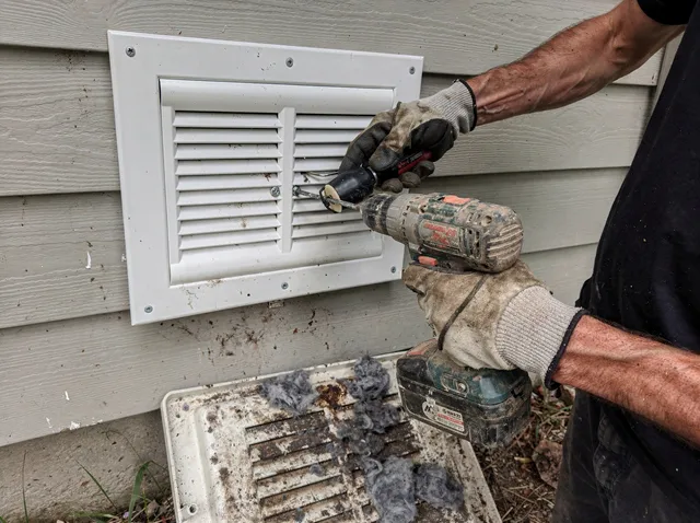 Dryer Vent Cover Replacement in Weston