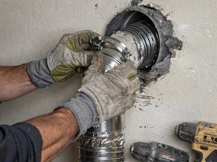 Dryer Vent Hose Installation in Weston