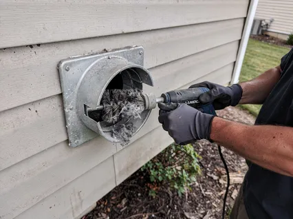 Residential Dryer Vent Cleaning in Weston